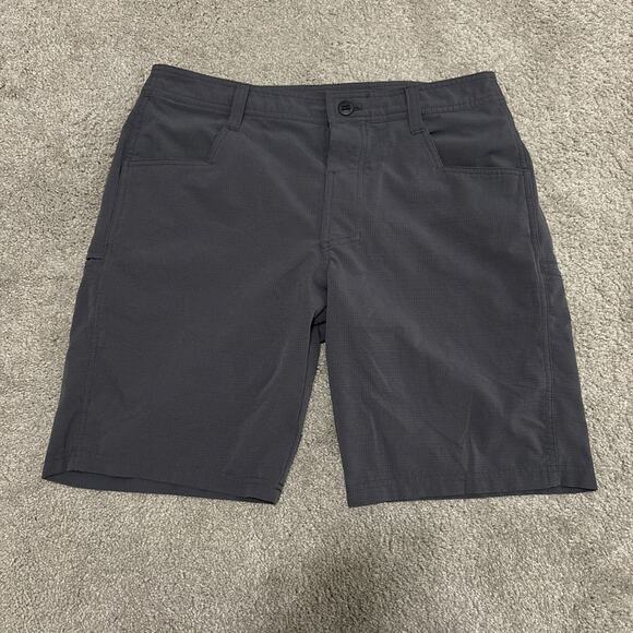 Kuhl Born In The Mountains Gray Khaki Nylon Shorts Mens Size 32 - Picture 1 of 6
